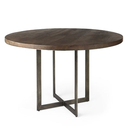 Mercana Faye Wood Top Round Dining Table