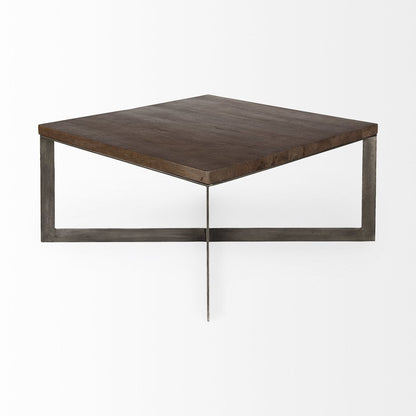 Mercana Faye Wood Top Square Coffee Table