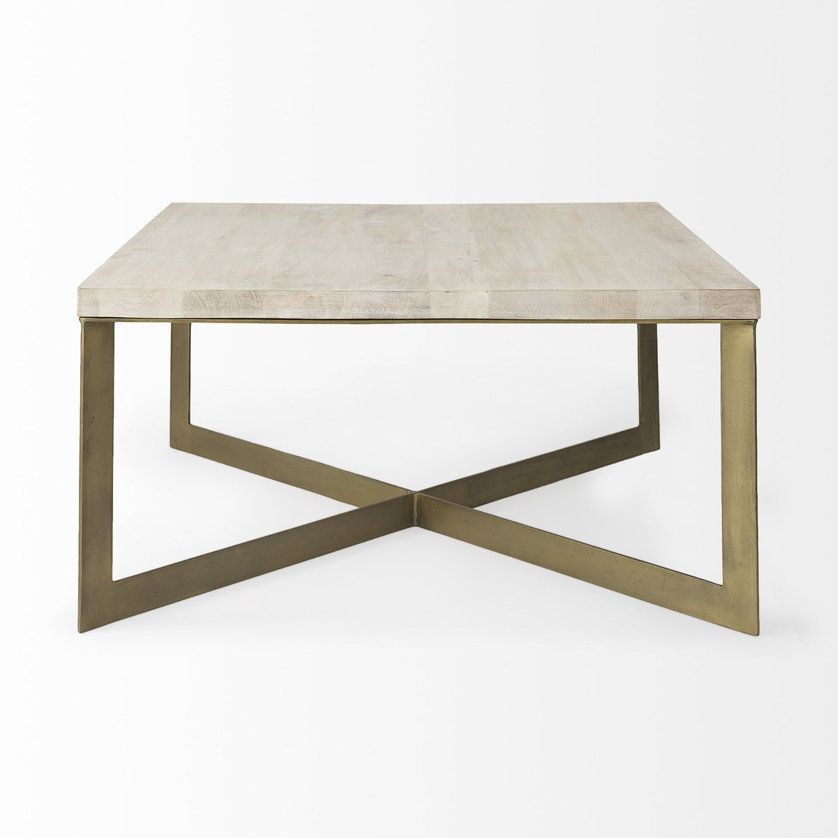Mercana Faye Wood Top Square Coffee Table