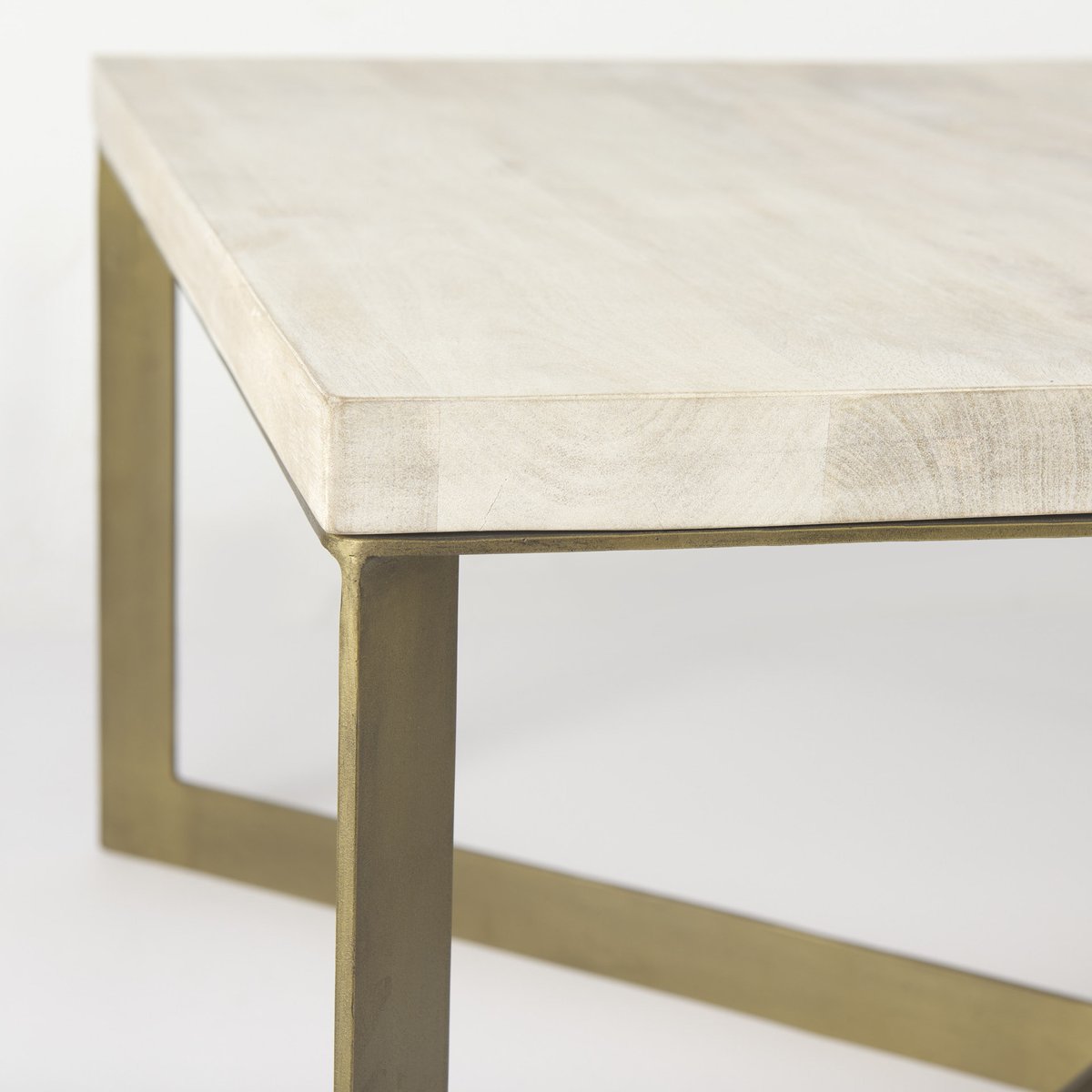 Mercana Faye Wood Top Square Coffee Table