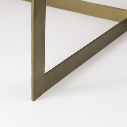 Mercana Faye Wood Top Square Coffee Table