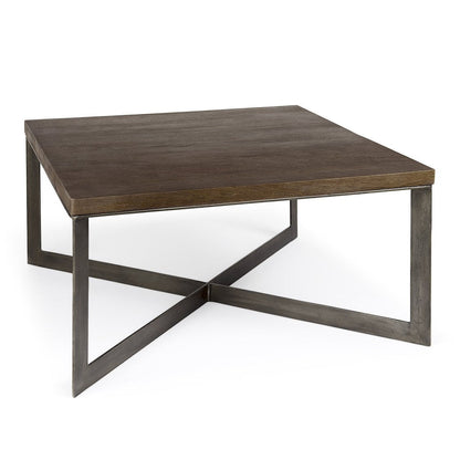 Mercana Faye Wood Top Square Coffee Table