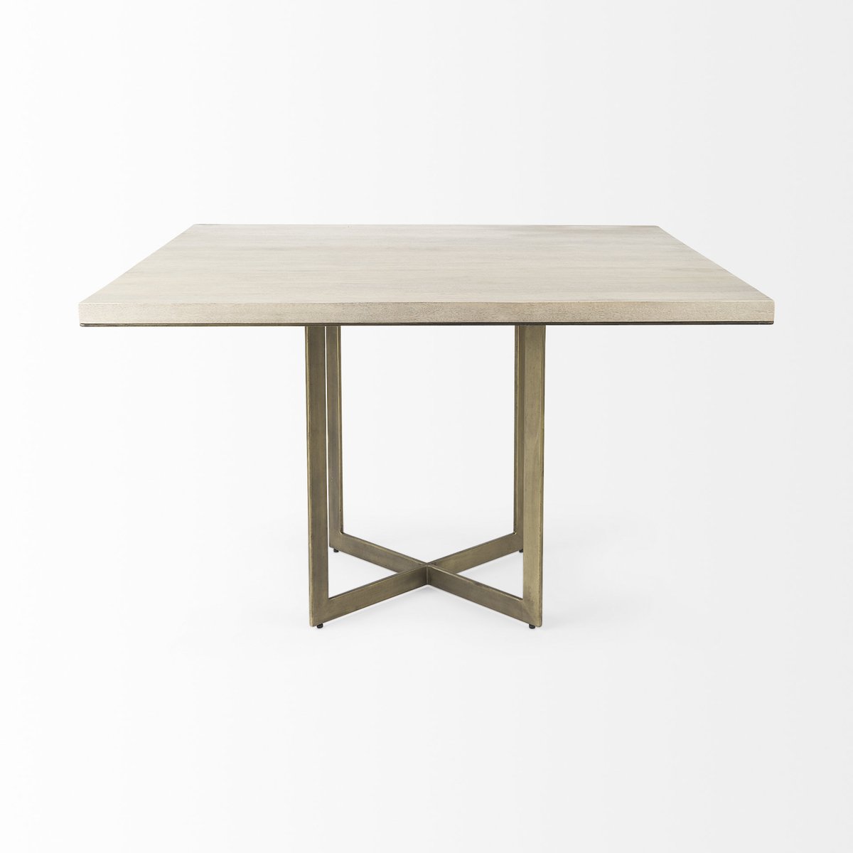 Mercana Faye Wood Top Square Dining Table