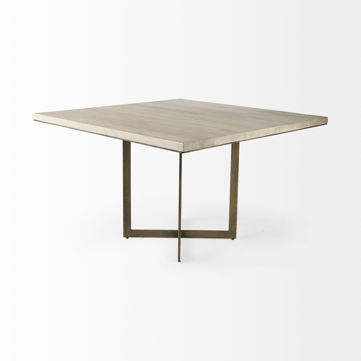 Mercana Faye Wood Top Square Dining Table