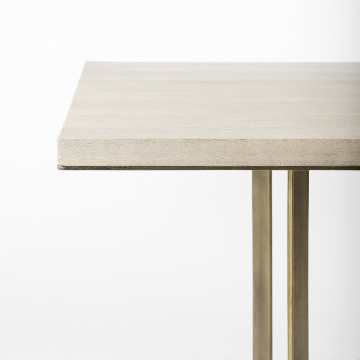 Mercana Faye Wood Top Square Dining Table