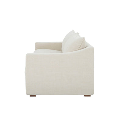 LH Home Felicity Scoop Arm Profile Fabric Sofa