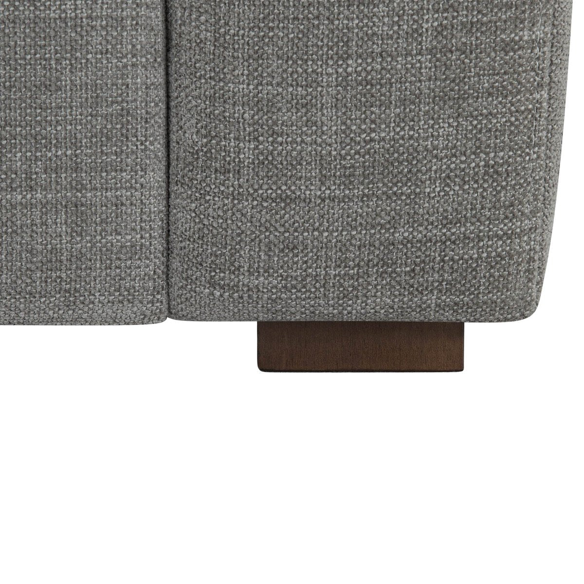 LH Home Felicity Scoop Arm Profile Fabric Sofa