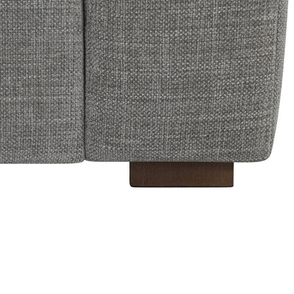 LH Home Felicity Scoop Arm Profile Fabric Sofa