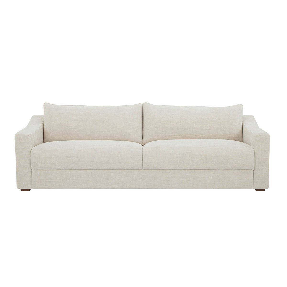 LH Home Felicity Scoop Arm Profile Fabric Sofa