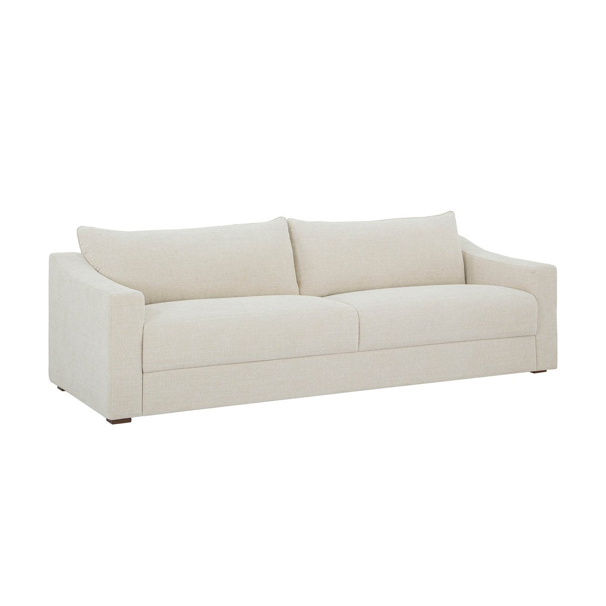 LH Home Felicity Scoop Arm Profile Fabric Sofa