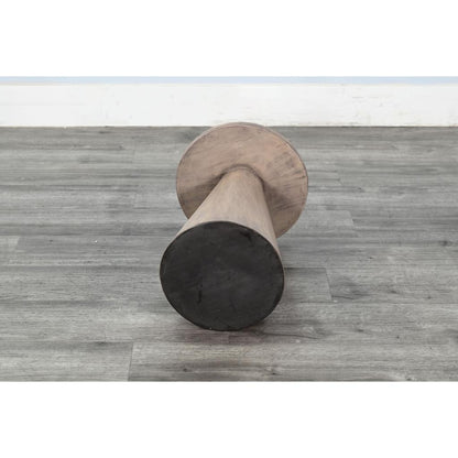 Sunny D Felicity Solid Wooden Pedestal Side Table