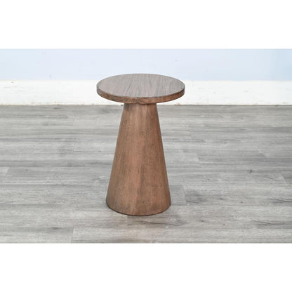 Sunny D Felicity Solid Wooden Pedestal Side Table