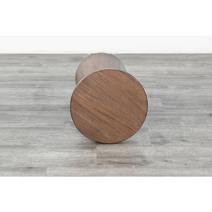 Sunny D Felicity Solid Wooden Pedestal Side Table