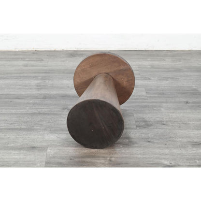 Sunny D Felicity Solid Wooden Pedestal Side Table