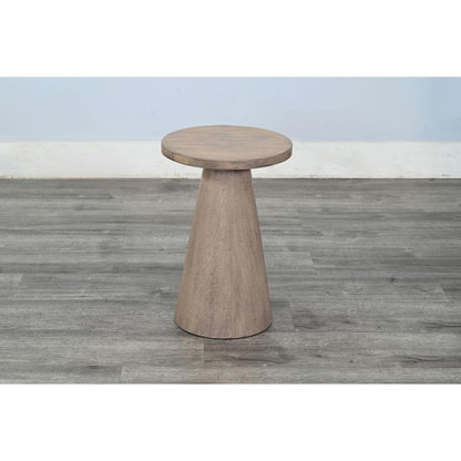 Sunny D Felicity Solid Wooden Pedestal Side Table