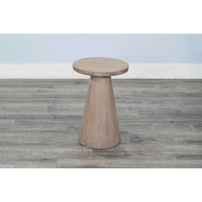 Sunny D Felicity Solid Wooden Pedestal Side Table