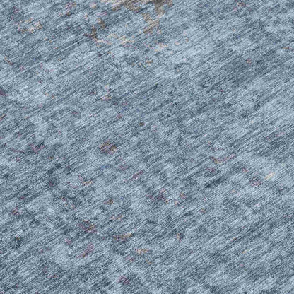 LOOMLAN Rugs Felissae Blue Washable Indoor-Outdoor Rug