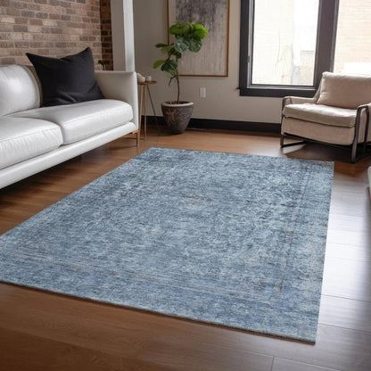 LOOMLAN Rugs Felissae Blue Washable Indoor-Outdoor Rug