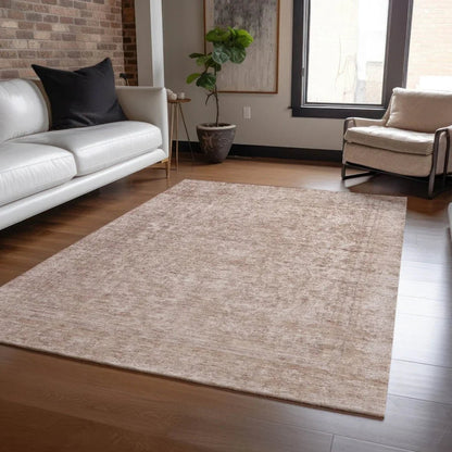 LOOMLAN Rugs Felissae Orange Washable Indoor-Outdoor Rug