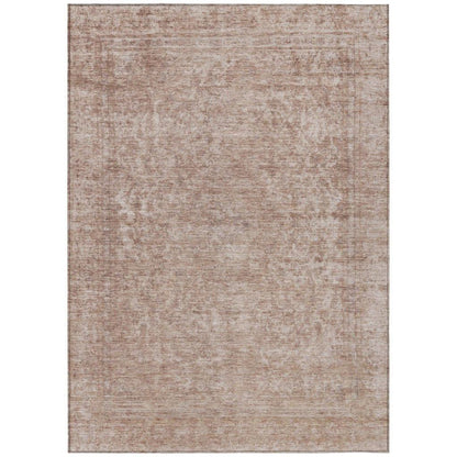 LOOMLAN Rugs Felissae Orange Washable Indoor-Outdoor Rug