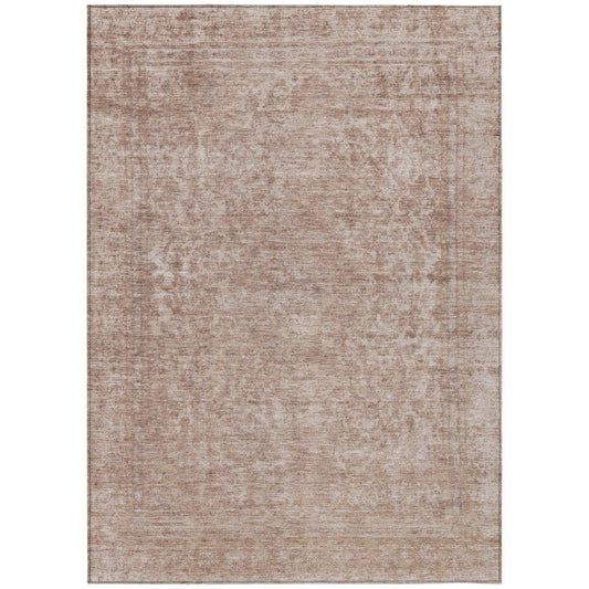 LOOMLAN Rugs Felissae Orange Washable Indoor-Outdoor Rug