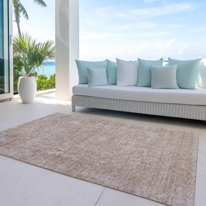 LOOMLAN Rugs Felissae Orange Washable Indoor-Outdoor Rug