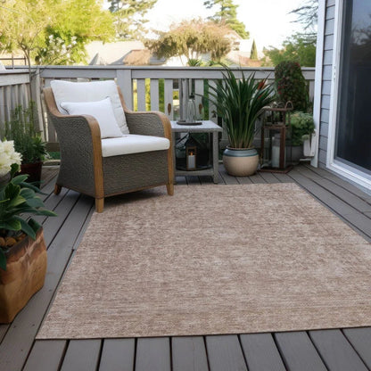 LOOMLAN Rugs Felissae Orange Washable Indoor-Outdoor Rug