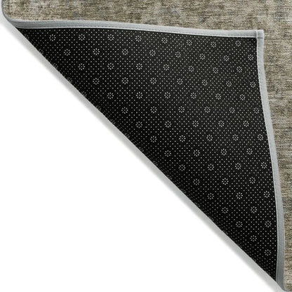 LOOMLAN Rugs Felissae Pewter Washable Indoor-Outdoor Rug