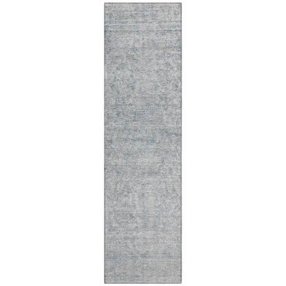 LOOMLAN Rugs Felissae Silver Washable Indoor-Outdoor Rug