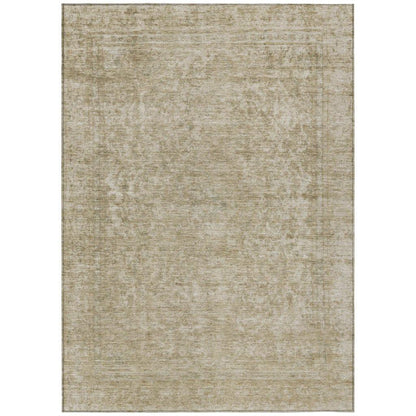 LOOMLAN Rugs Felissae Tan Washable Indoor-Outdoor Rug