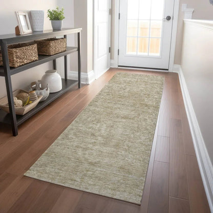 LOOMLAN Rugs Felissae Tan Washable Indoor-Outdoor Rug