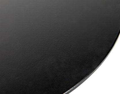 Felix Black Steel Round Side Table-Side Tables-Noir-Sideboards and Things