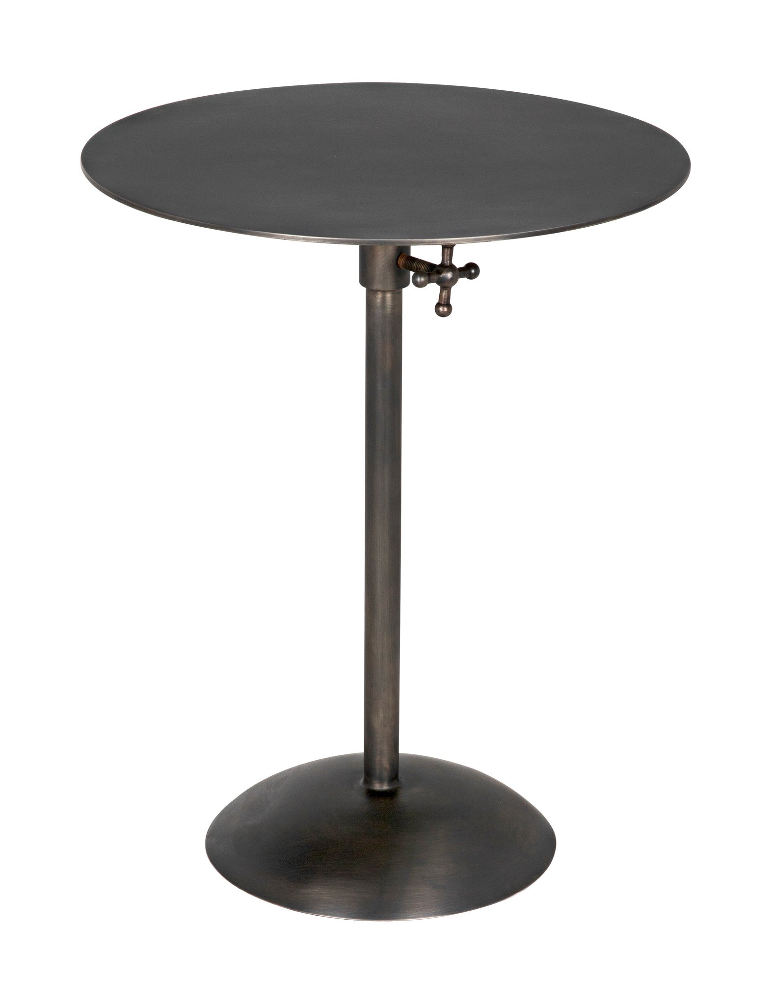 Felix Side Table, Gun Metal Finish-Side Tables-Noir-Sideboards and Things