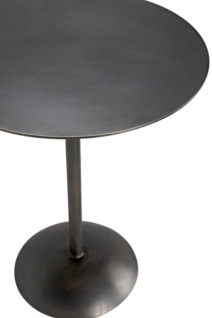 Felix Side Table, Gun Metal Finish-Side Tables-Noir-Sideboards and Things