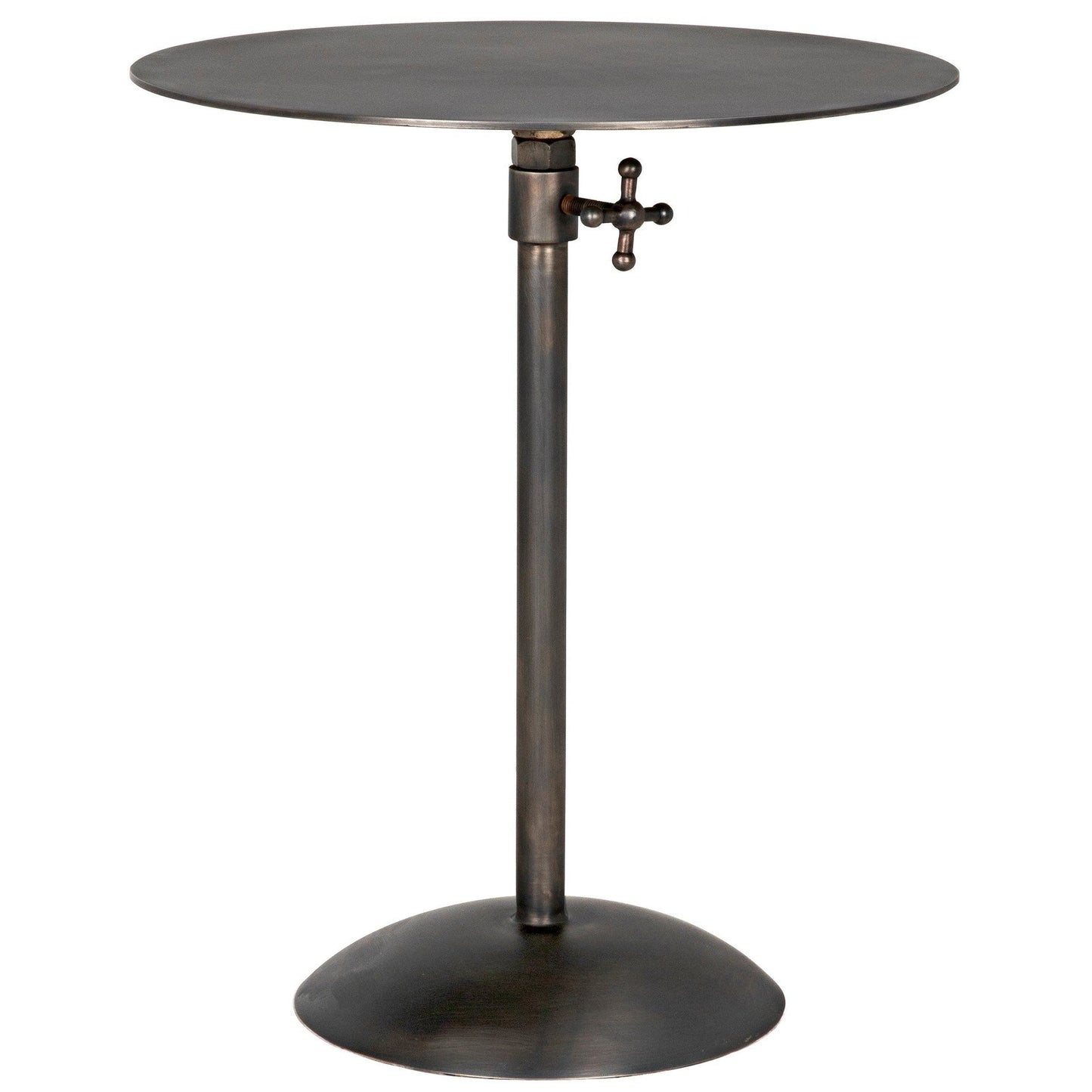 Felix Side Table, Gun Metal Finish-Side Tables-Noir-Sideboards and Things