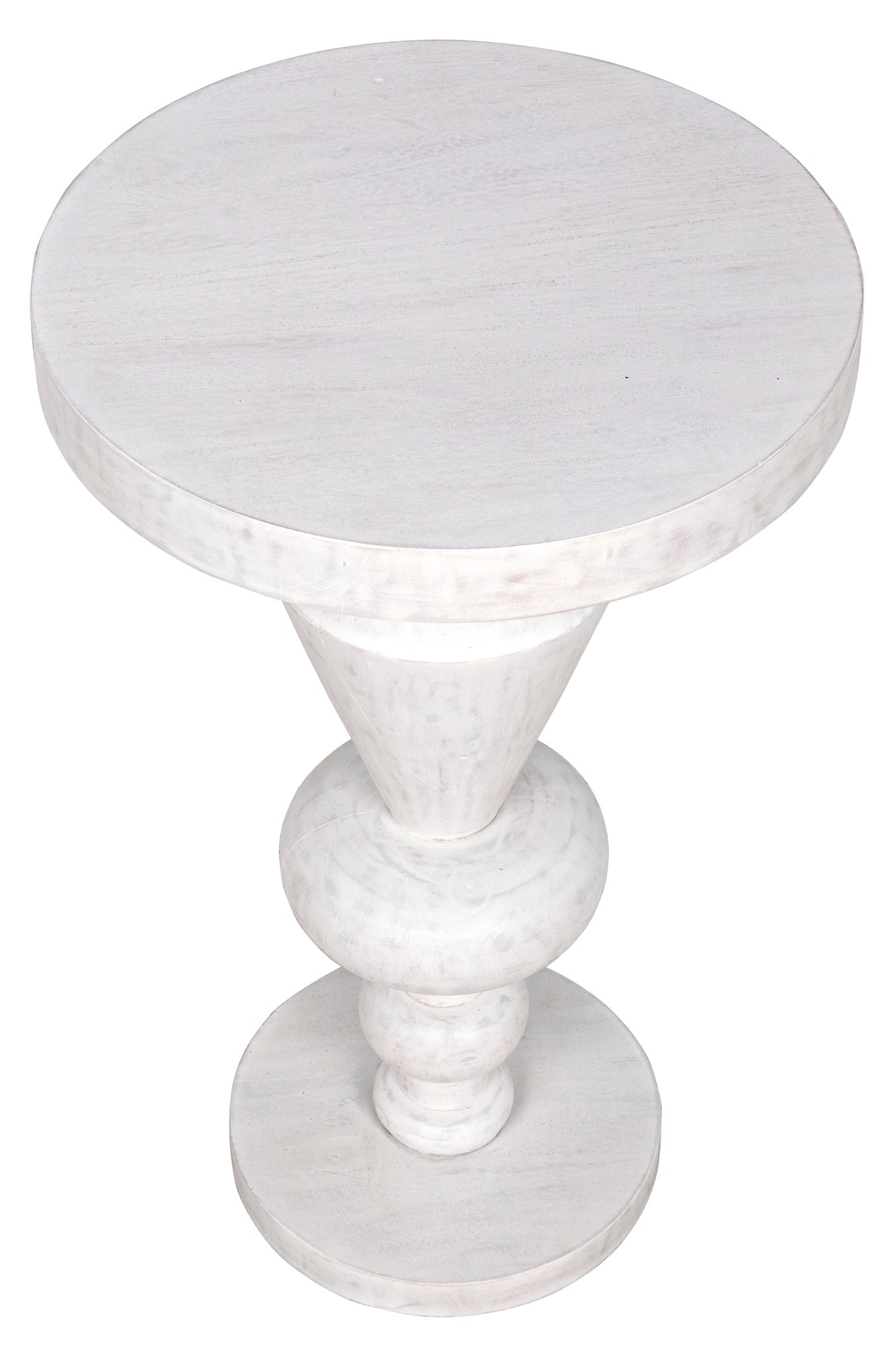 Fenring Side Table, White Wash-Side Tables-Noir-Sideboards and Things