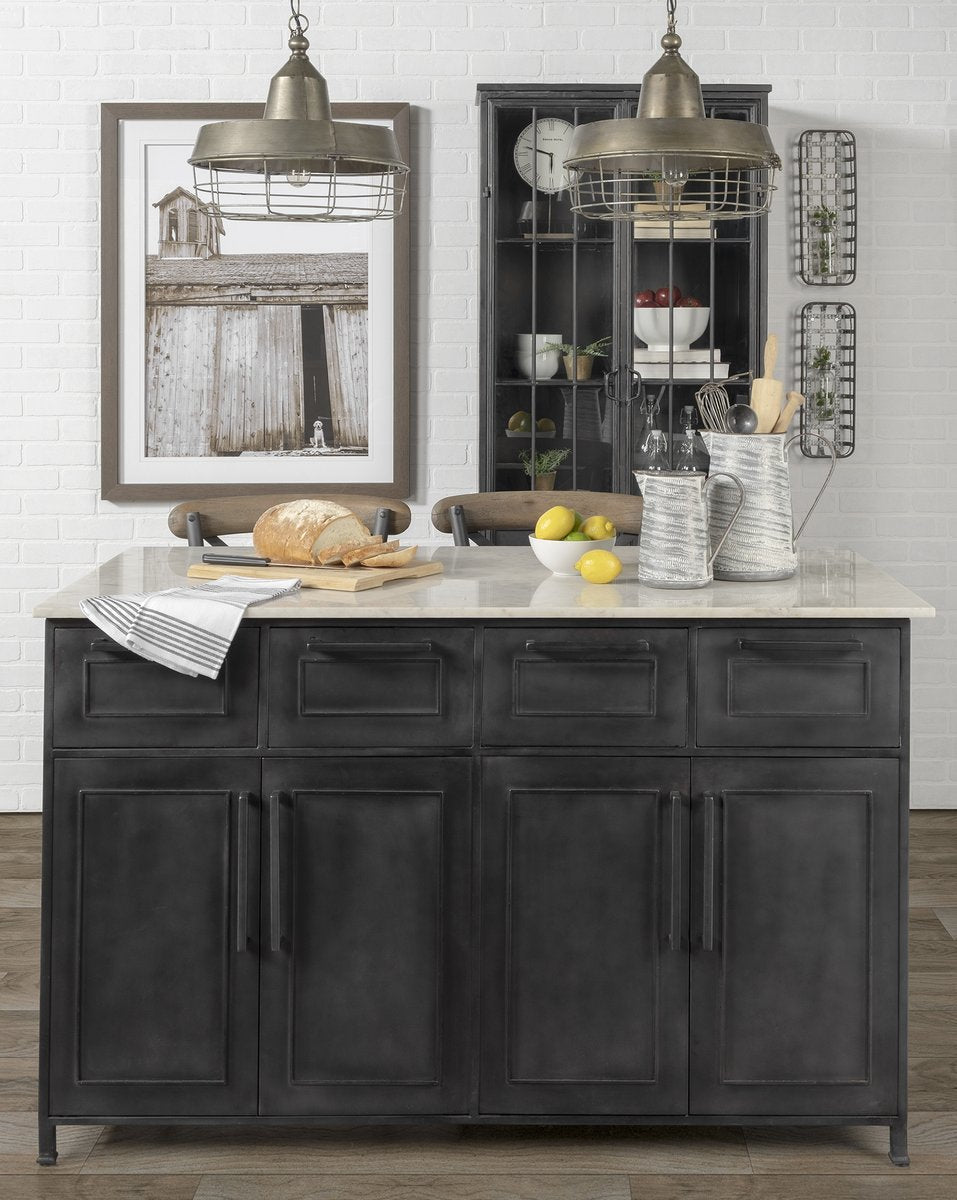 Mercana Fieri Four Drawers White Counter Table