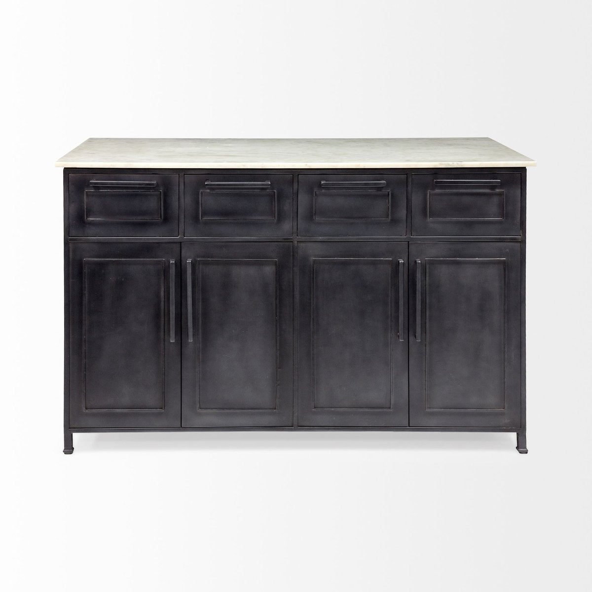 Mercana Fieri Four Drawers White Counter Table
