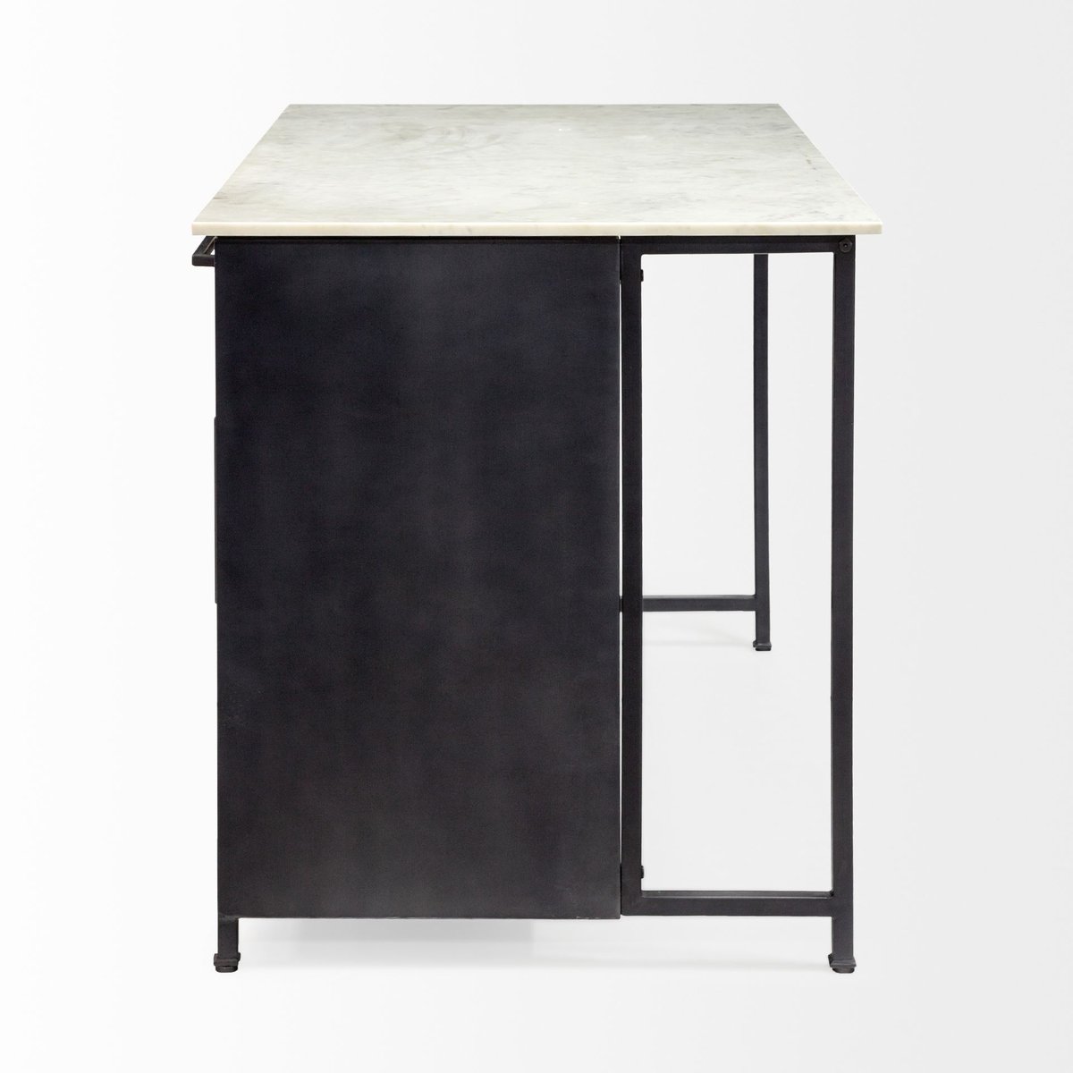 Mercana Fieri Four Drawers White Counter Table