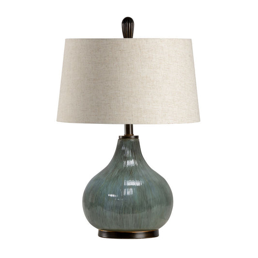 Wildwood Fig Green Glazed Ceramic Table Lamp