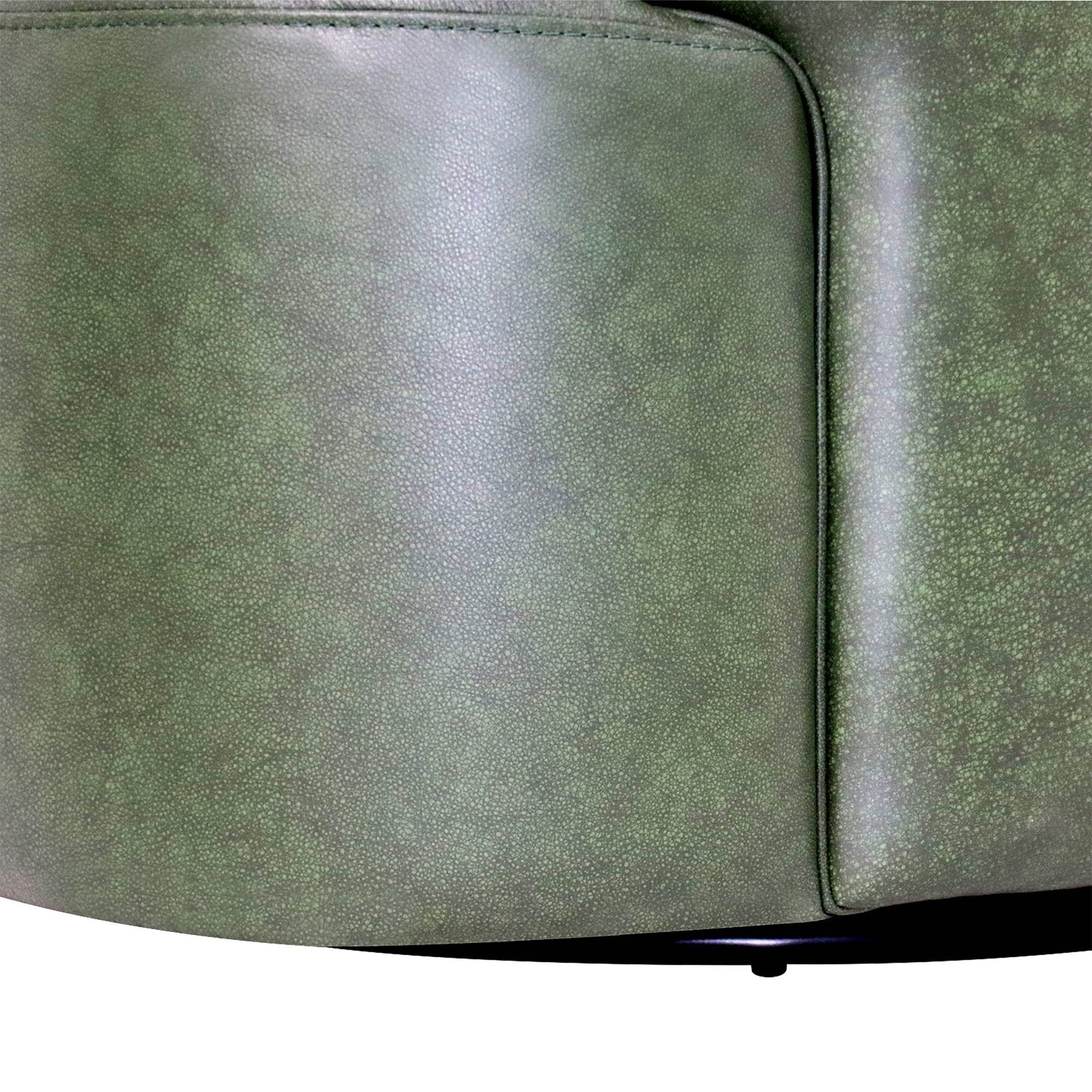 LH Home Fireside Top Grain Leather Swivel Club Chair