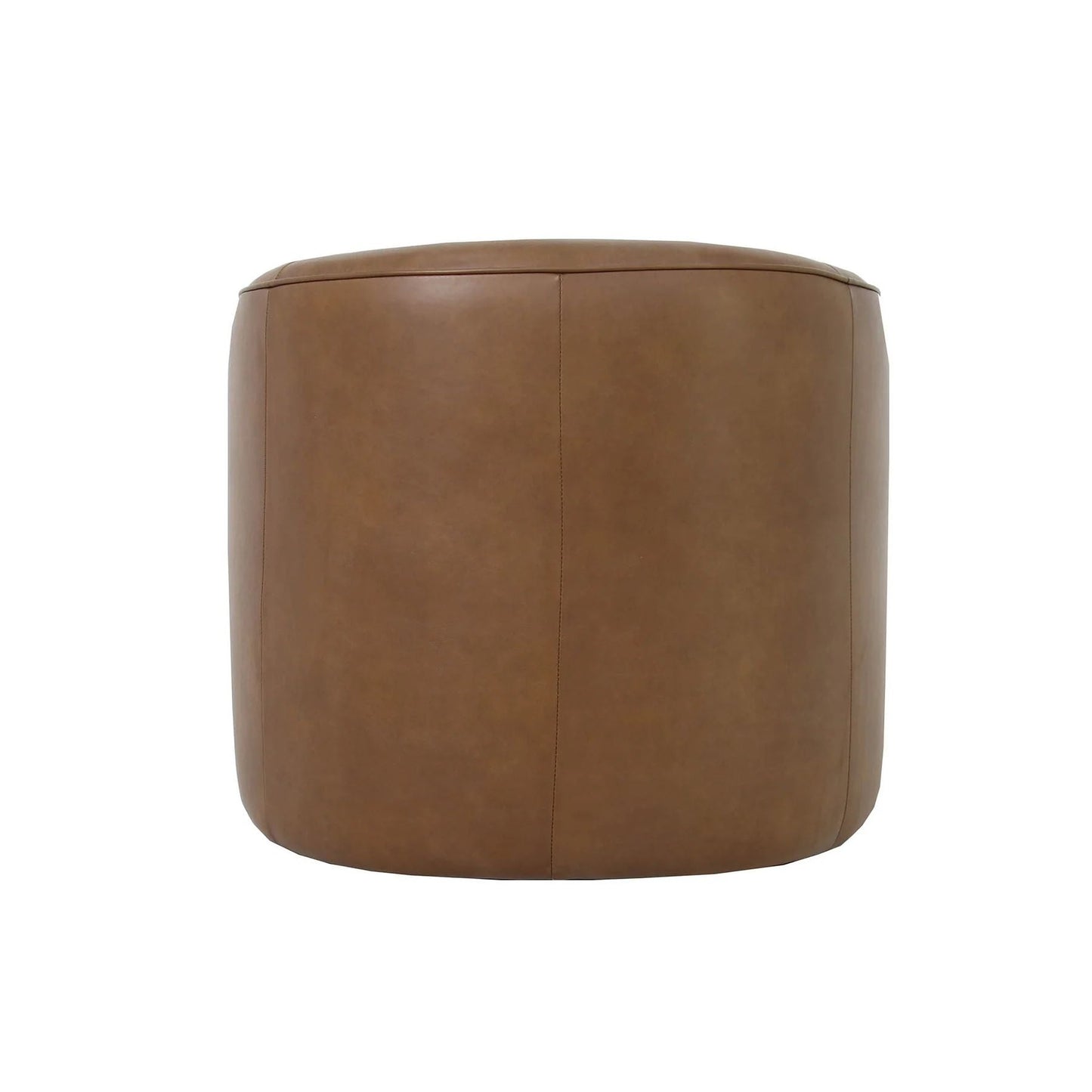 LH Home Fireside Top Grain Leather Swivel Club Chair