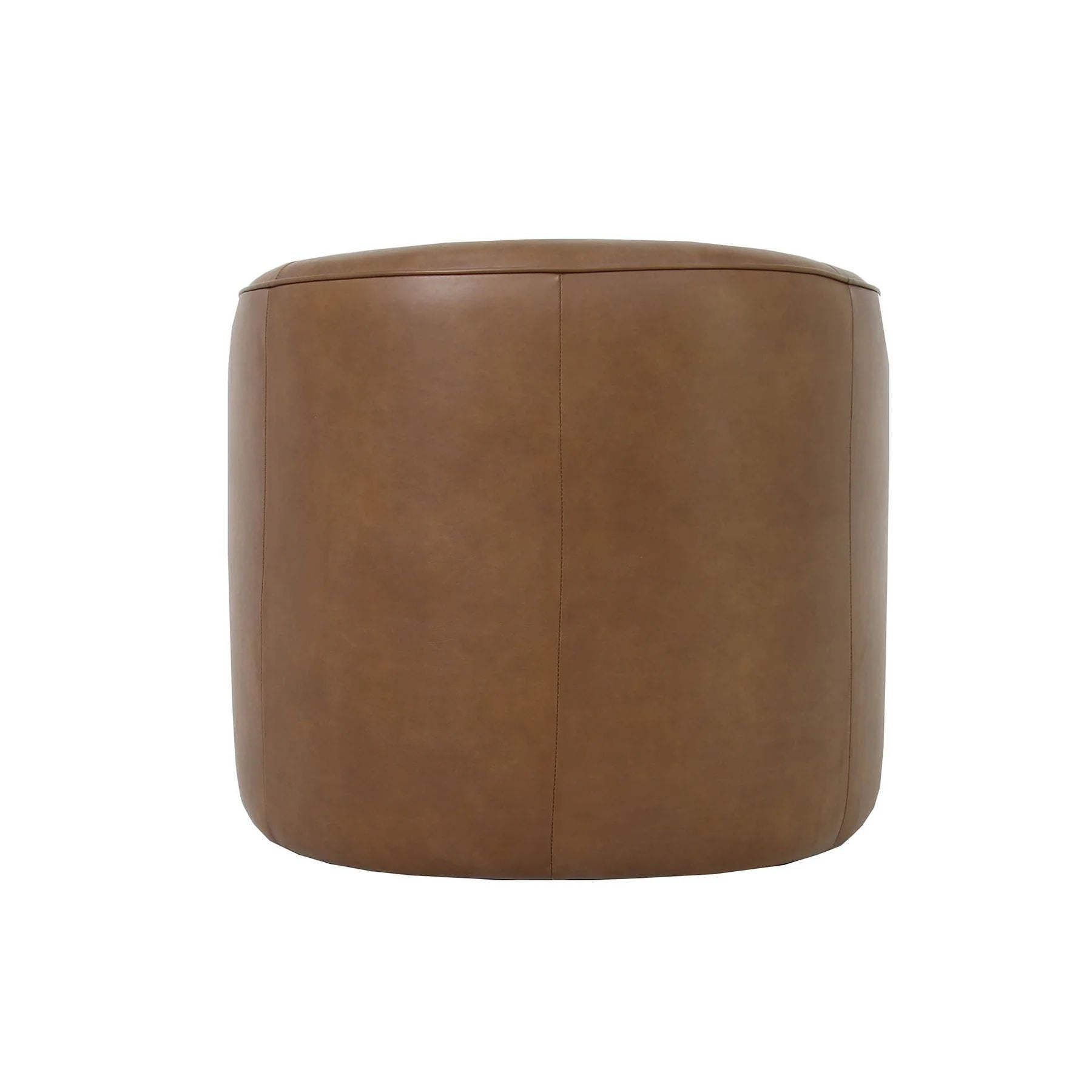 LH Home Fireside Top Grain Leather Swivel Club Chair