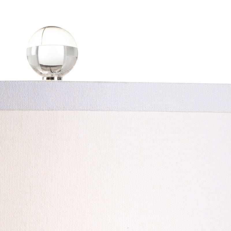 Wildwood Fish Tail White Glaze Ceramic Table Lamp