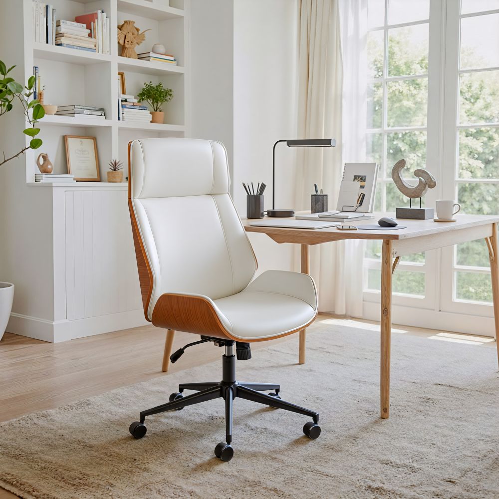 Zuo Modern Flex Faux Leather High Back Office Chair
