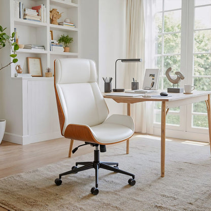 Zuo Modern Flex Faux Leather High Back Office Chair