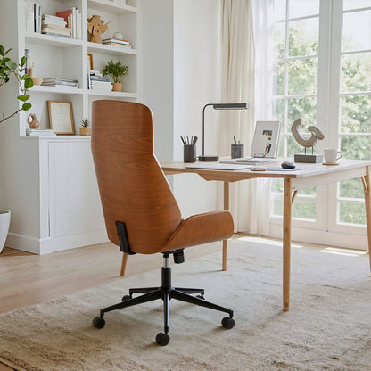 Zuo Modern Flex Faux Leather High Back Office Chair