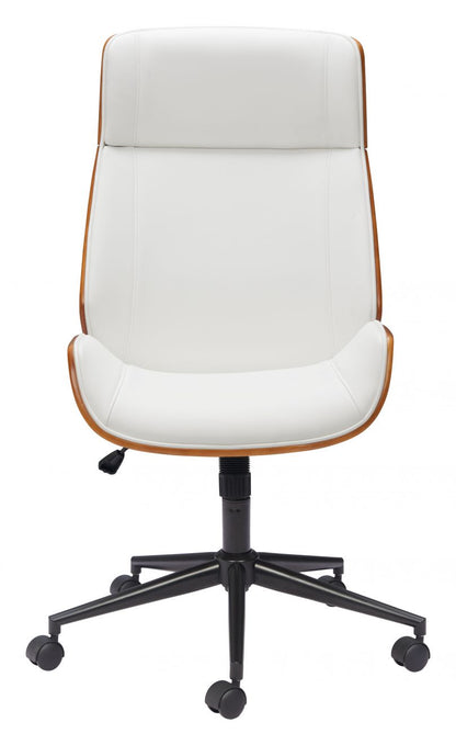 Zuo Modern Flex Faux Leather High Back Office Chair
