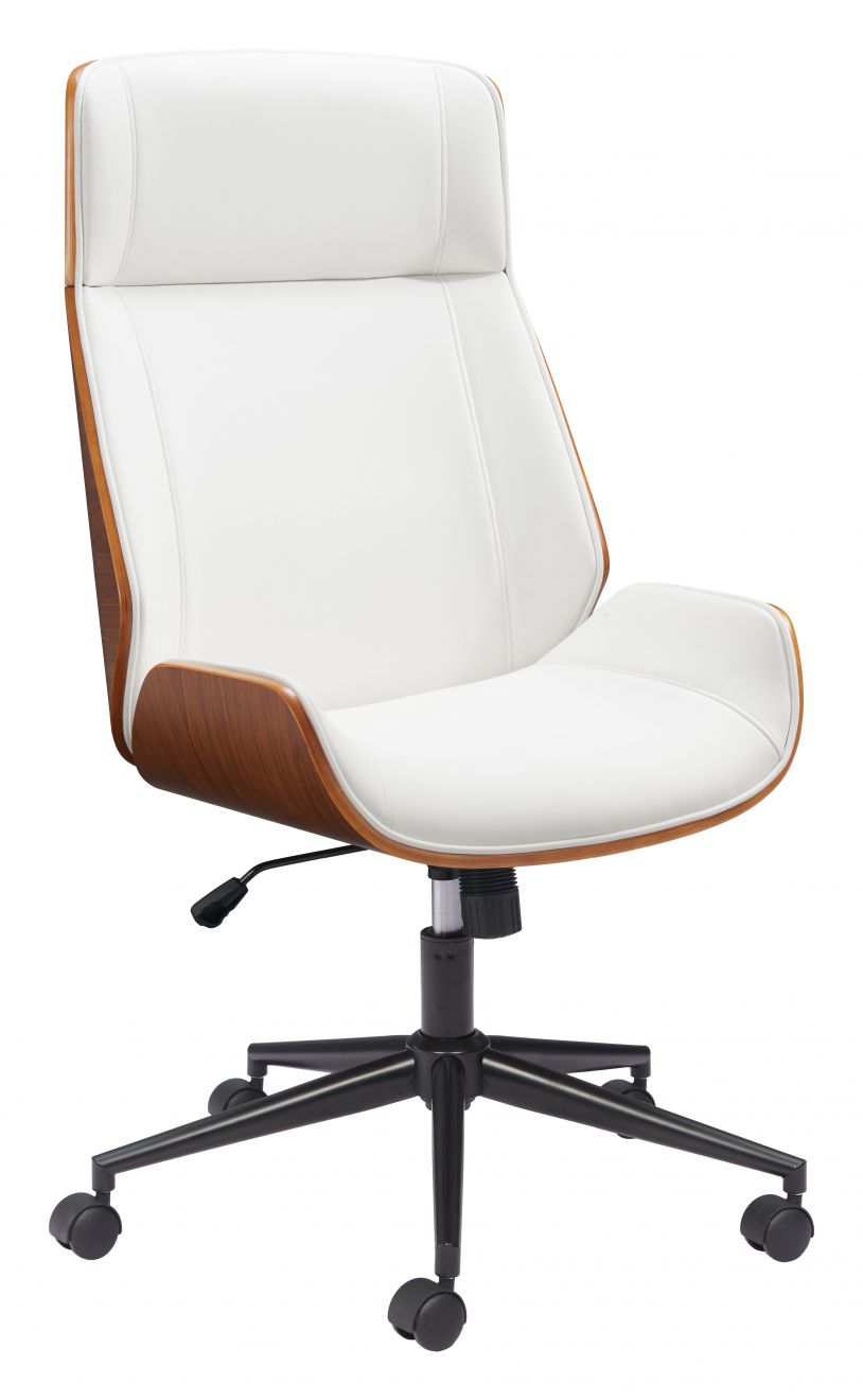 Zuo Modern Flex Faux Leather High Back Office Chair