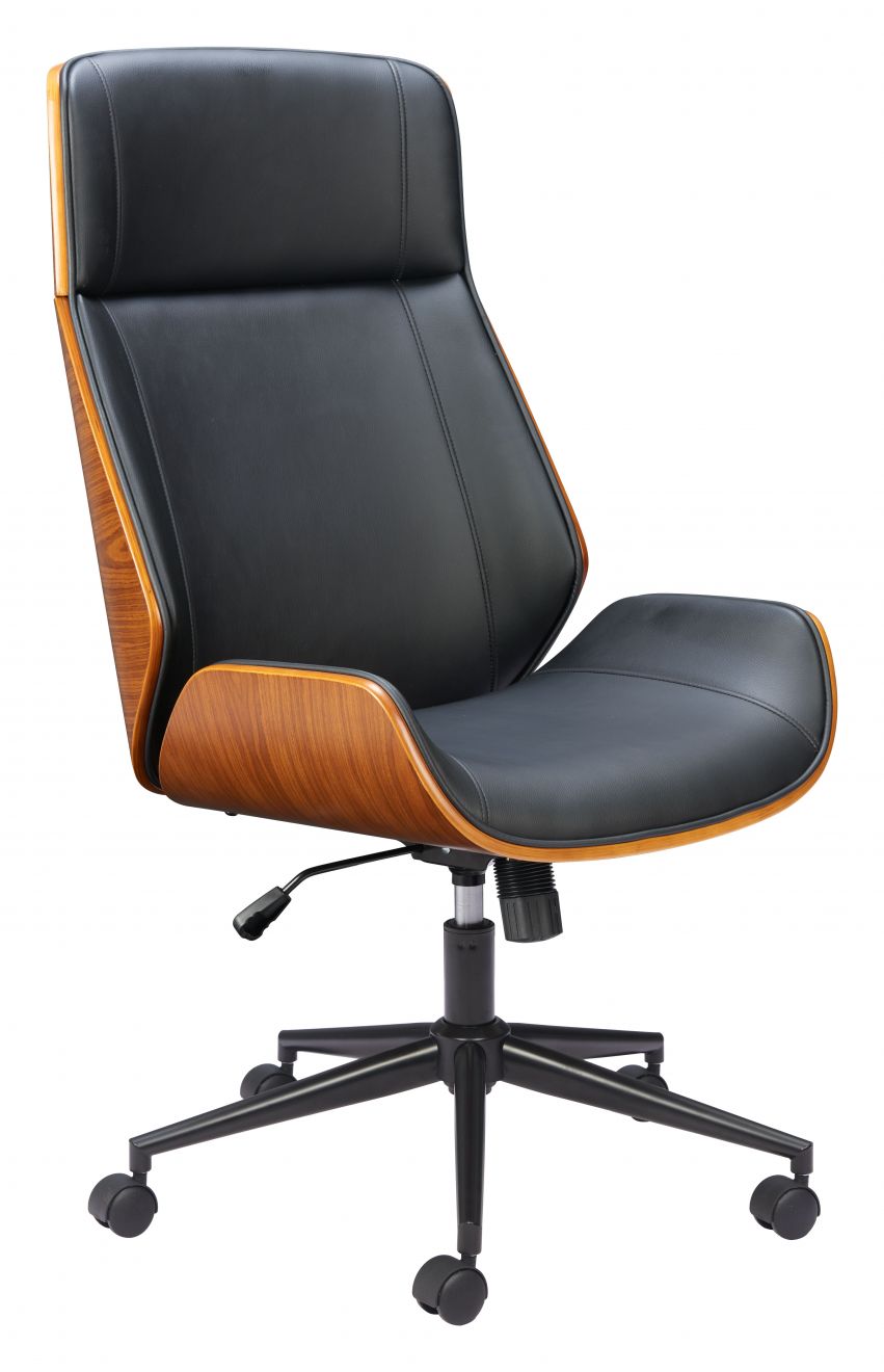 Zuo Modern Flex Faux Leather High Back Office Chair